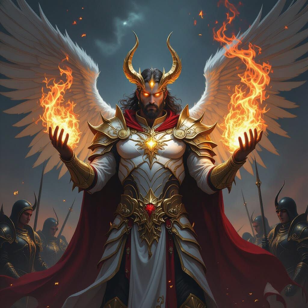 Epic Deity of Light and Darkness