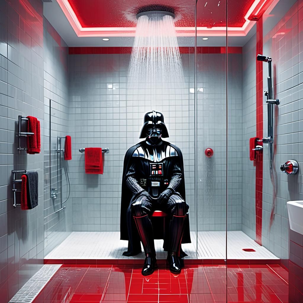 (Vader singing in the shower)……”Nobody knows……..the trouble ...