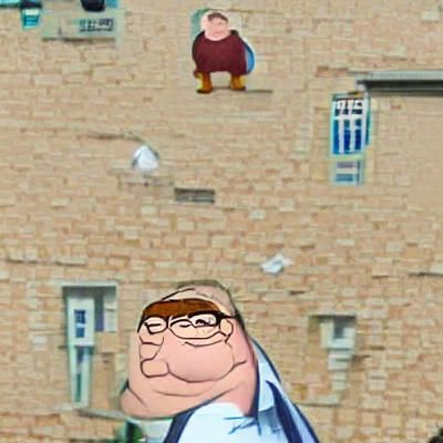 Peter Griffin Cartoon Character Illustration