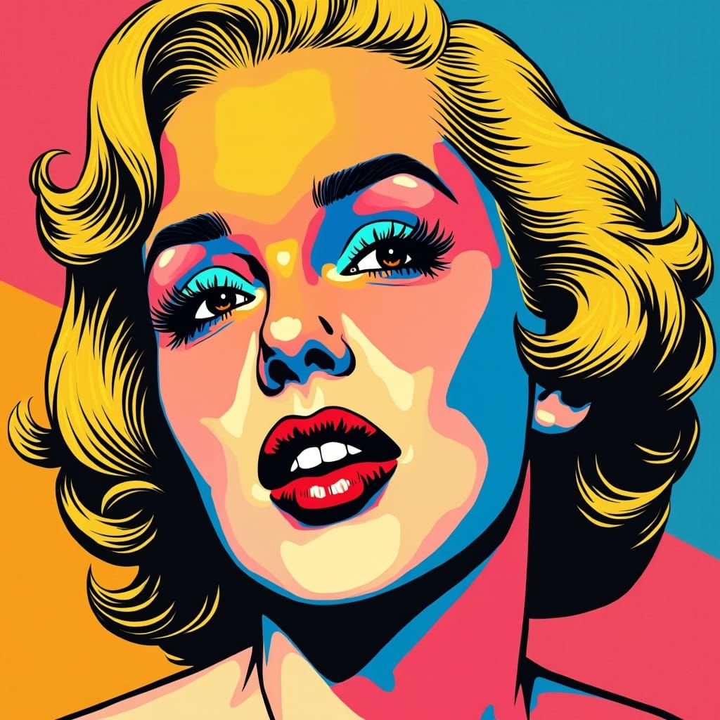 Modern Pop Art Mashup in 8K Resolution