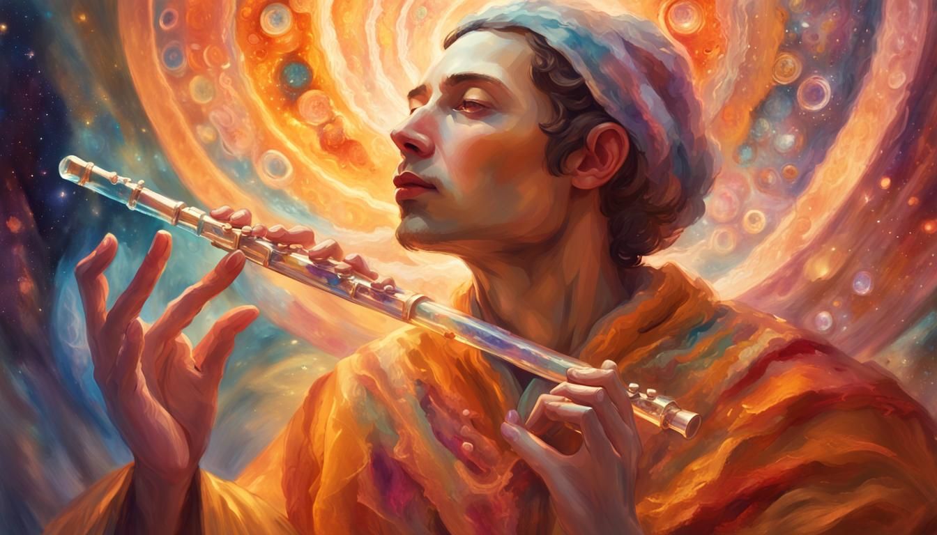 Harmony Keeper Amidst Celestial Kaleidoscope