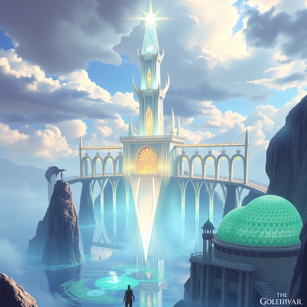 Elven Senate Meets Under Celestial Tower