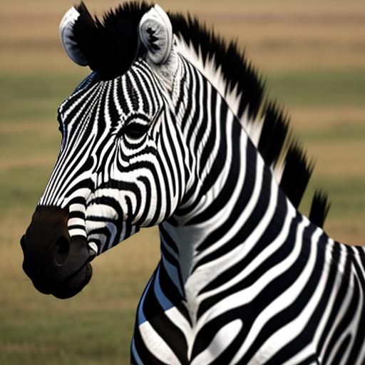headbanging zebra