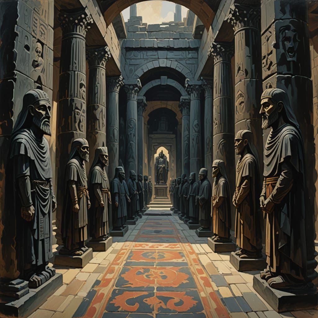 Impressionist Gallery of Funerary Masks