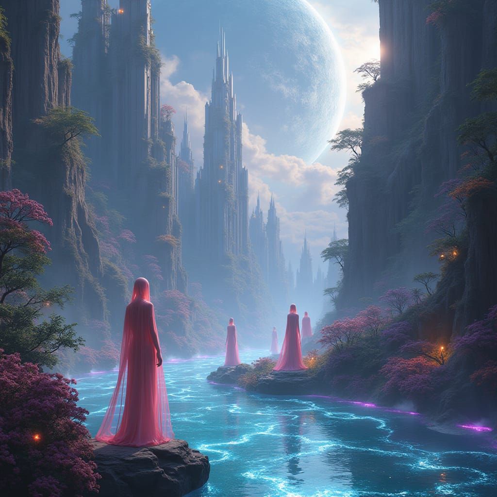 Post-Singularity Citadel with Translucent AIs