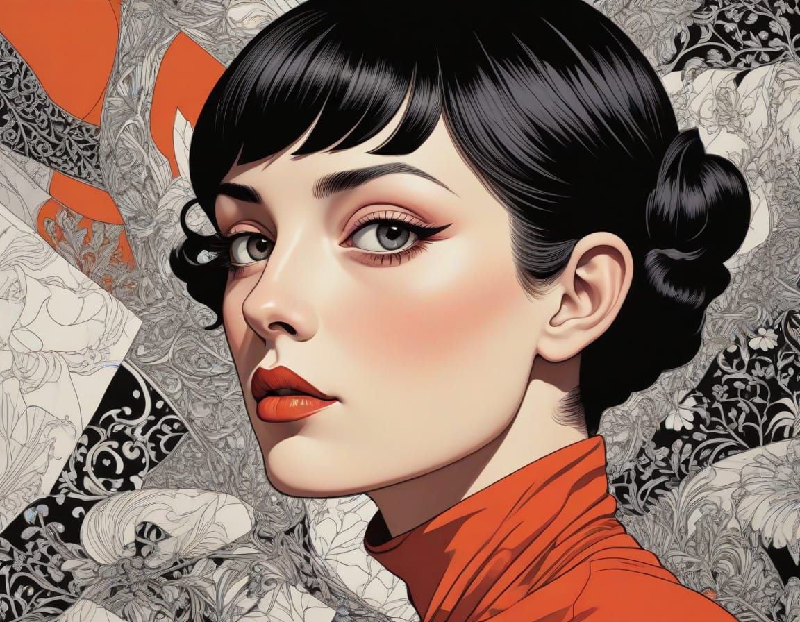 Vibrant Graphic Novel Art in a Dazzling Aesthetic