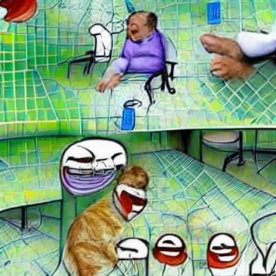 AI Generated Image From a Blank Prompt