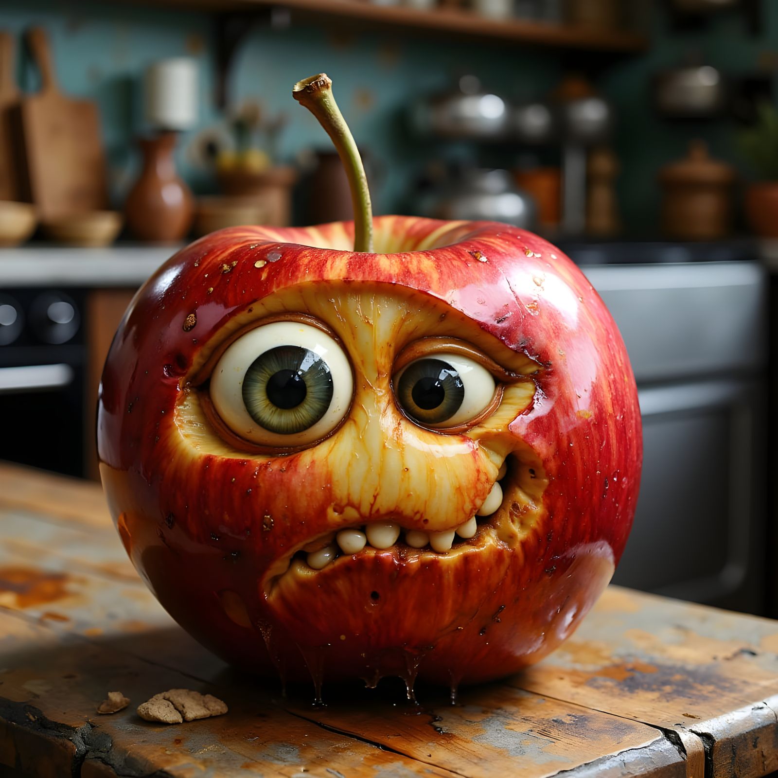 Surreal Still Life in Hyperkraximalismus Style