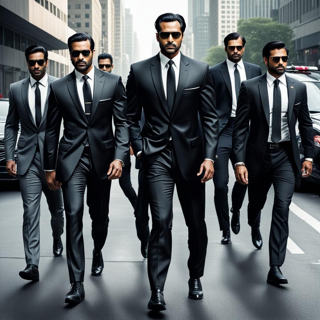 Handsome Young FBI Agents in Tuxedos