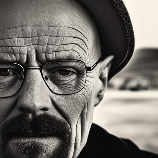 Walter White Smiling Portrait