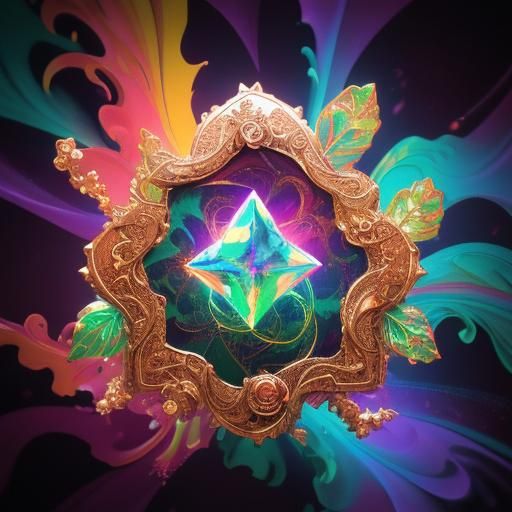 Baroque Ruby Roses with Diamond and Pearl Detail