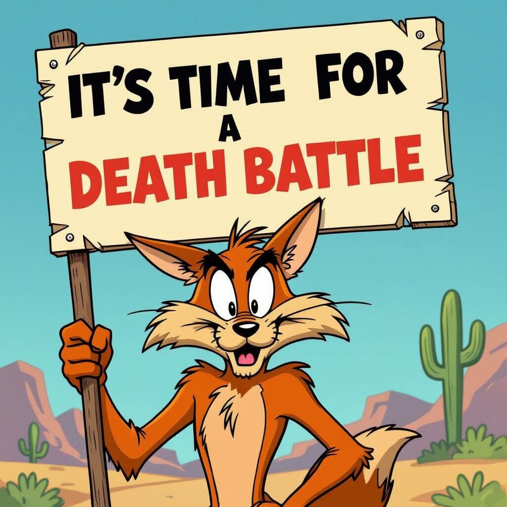 Wile E. Coyote Announces Death Battle