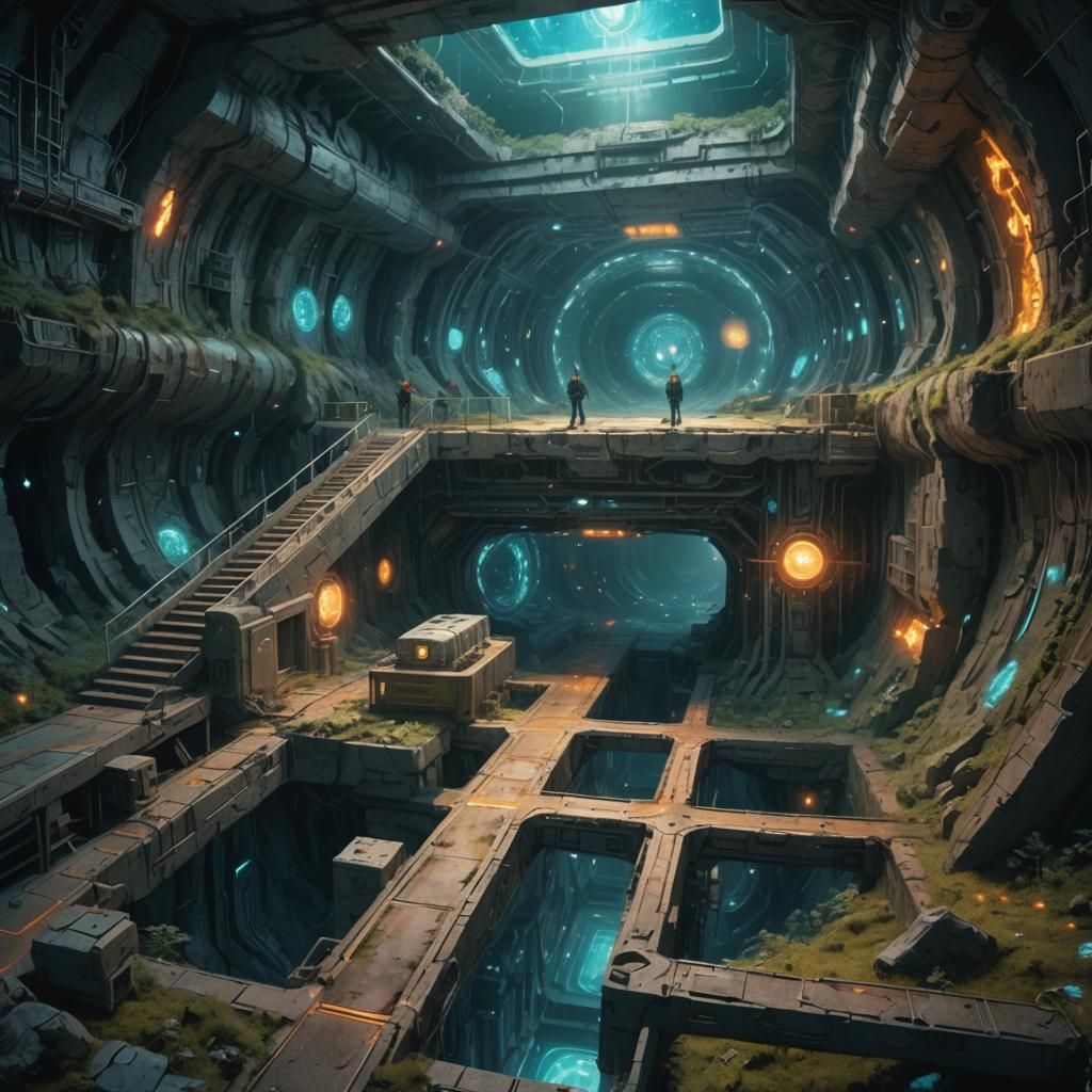 Underground Military Base with Portals: Astral Holographic I...