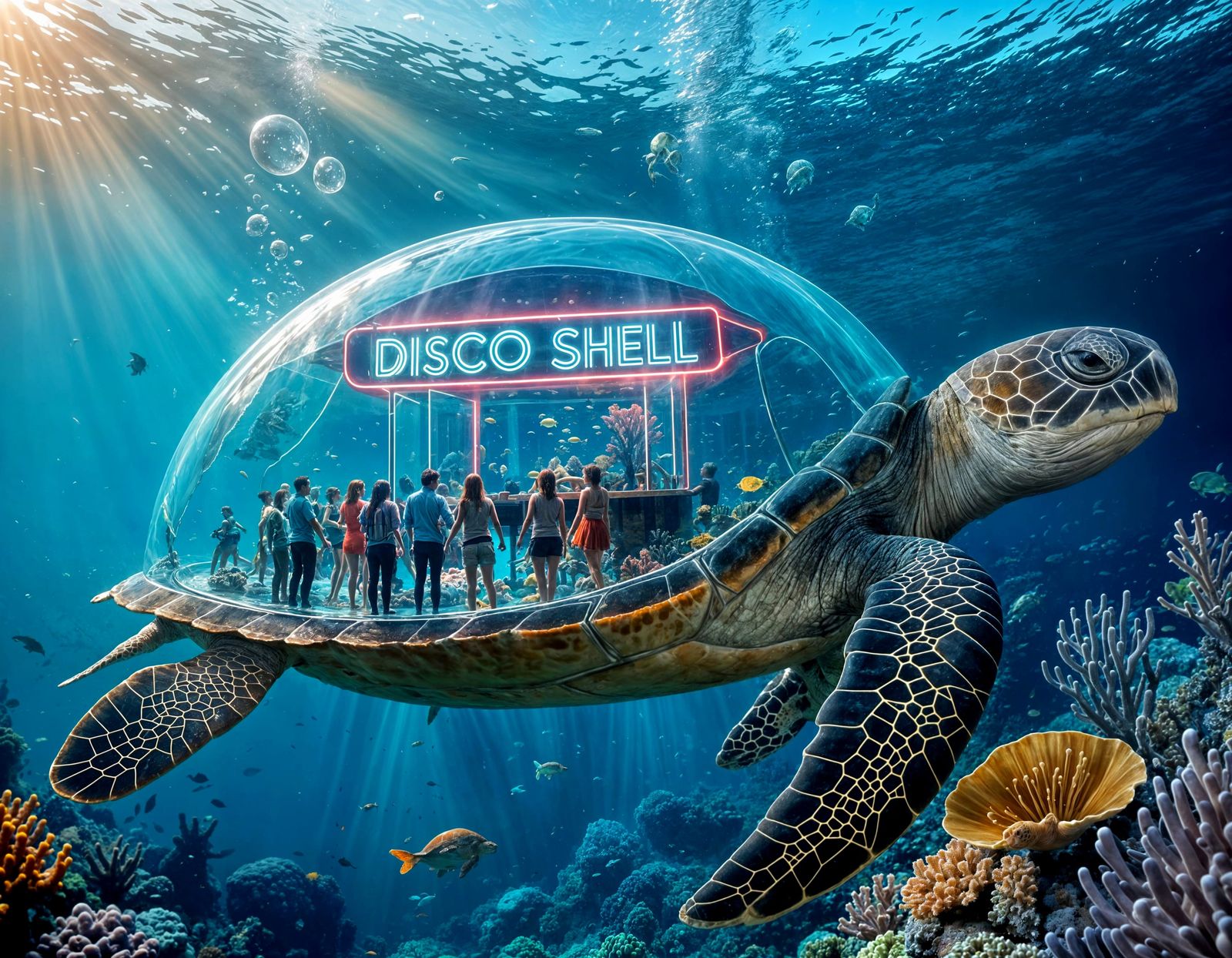 Disco Shell. 🪩 Dome of the Deep