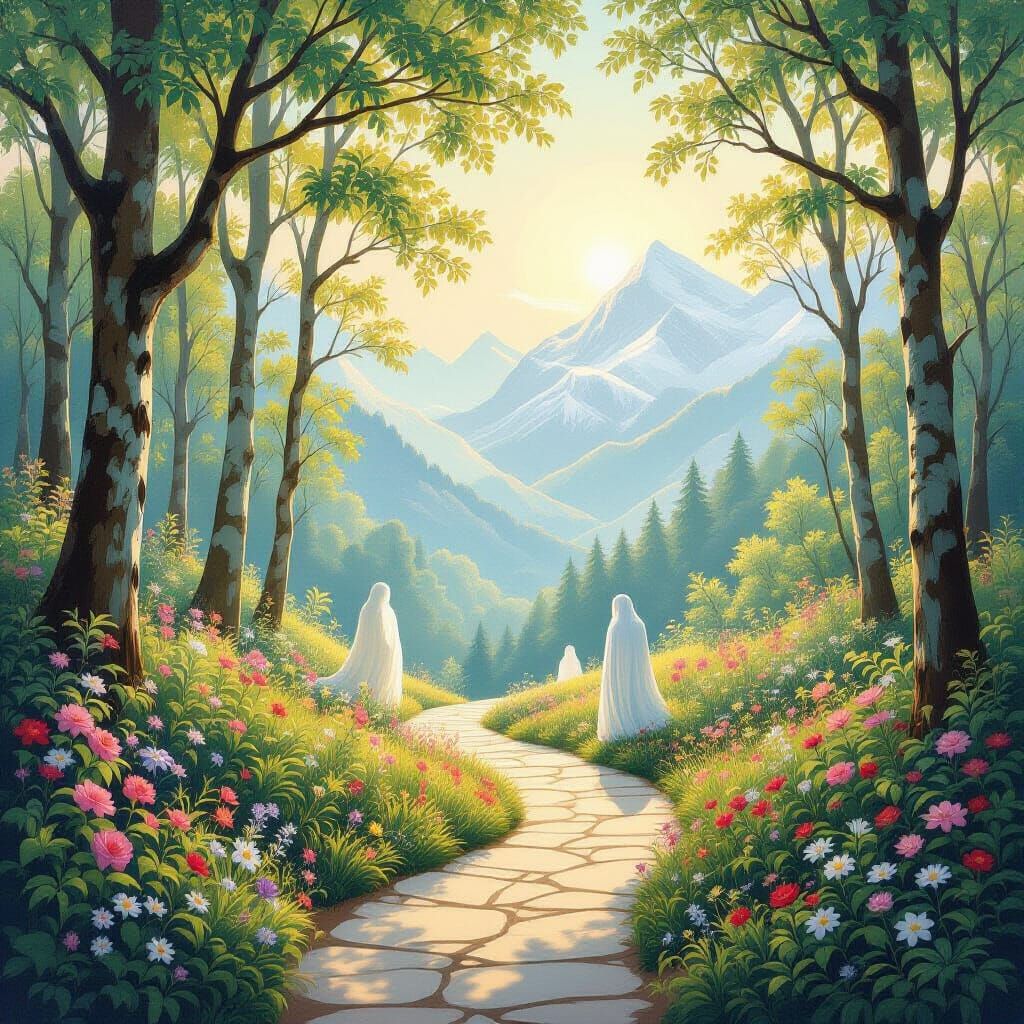 Magical Realism Landscape of Orientation Gardens