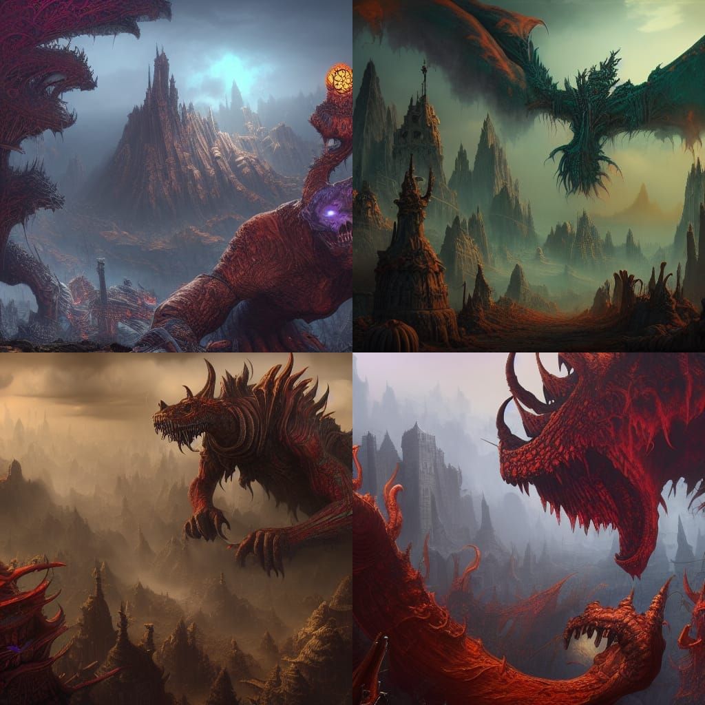 Detailed Monster Mash Concept Art