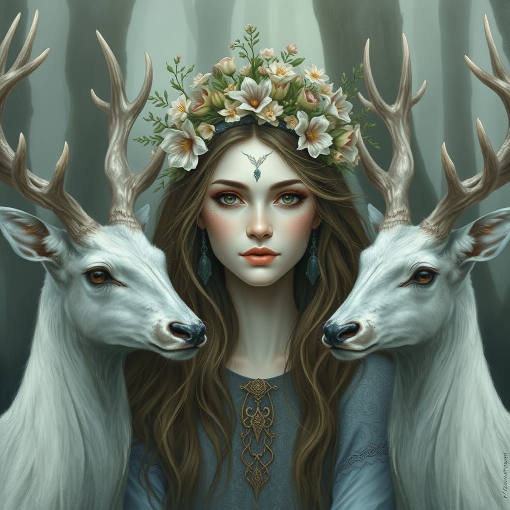 Celtic Goddess of the Enchanted Forest