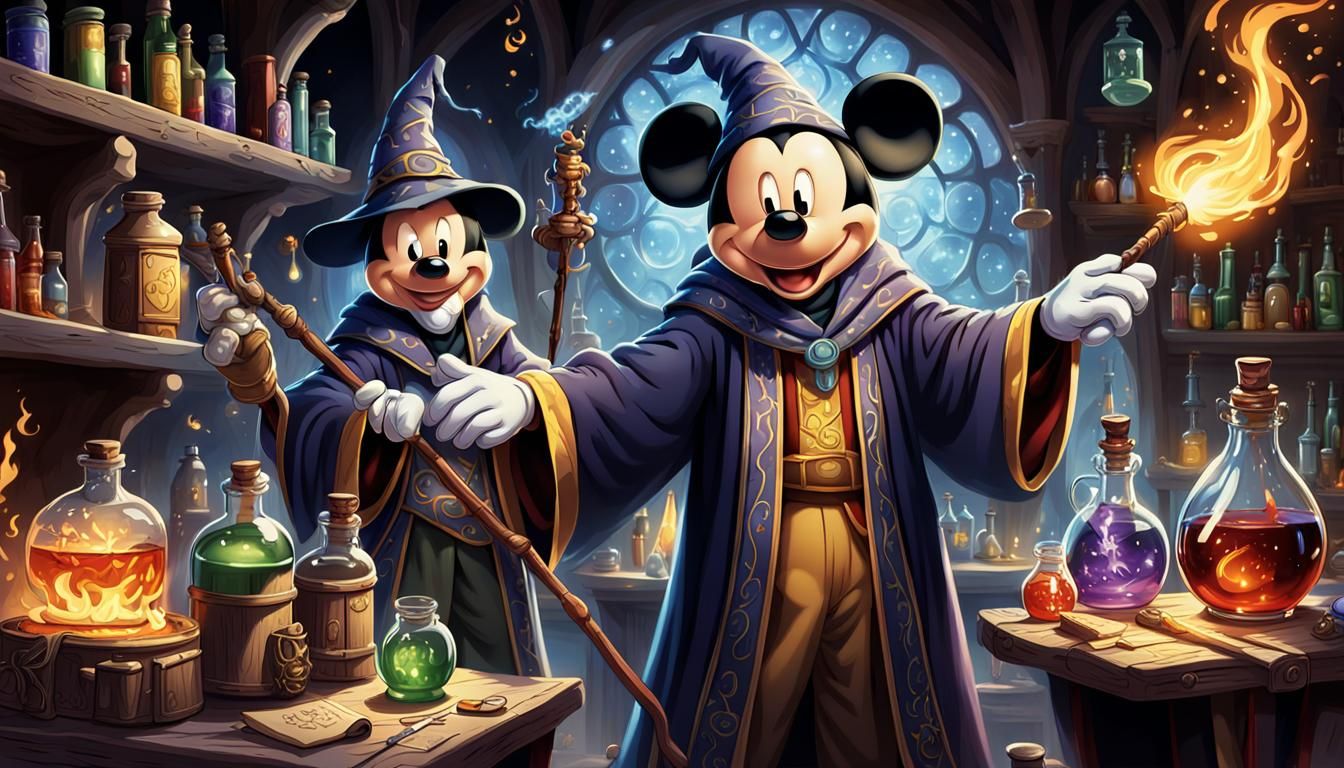 Mickey Mouse: Wizard Apprentice's First Spell