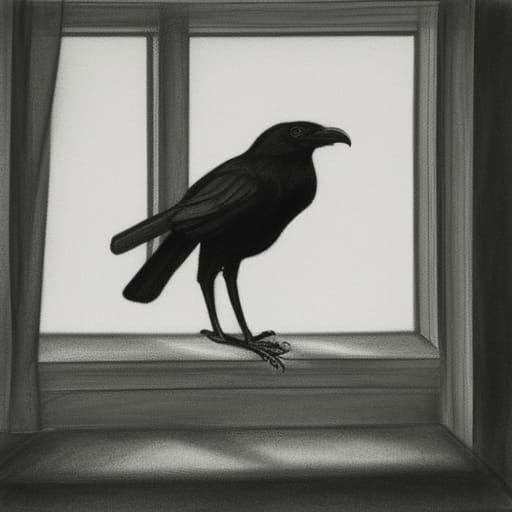 Raven in the Window