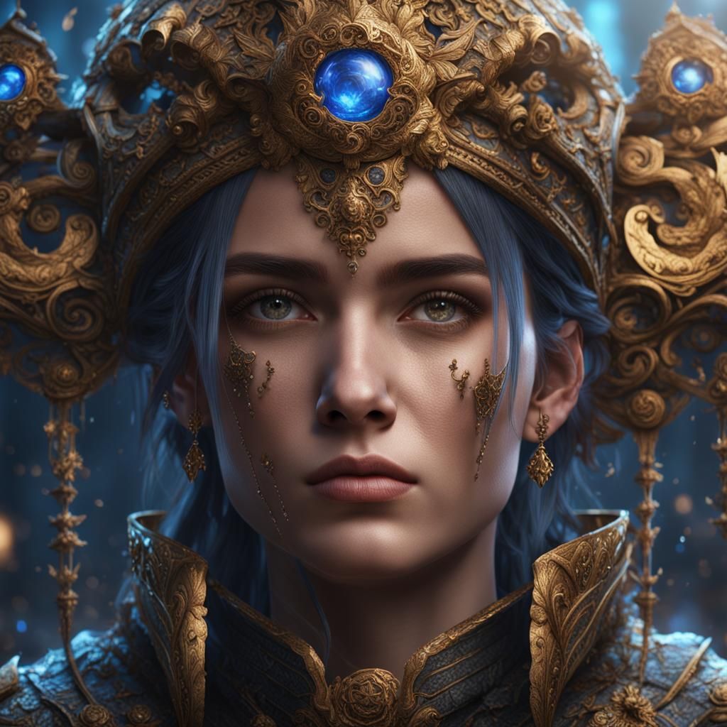 Detailed Fantasy Portrait in 8k Resolution
