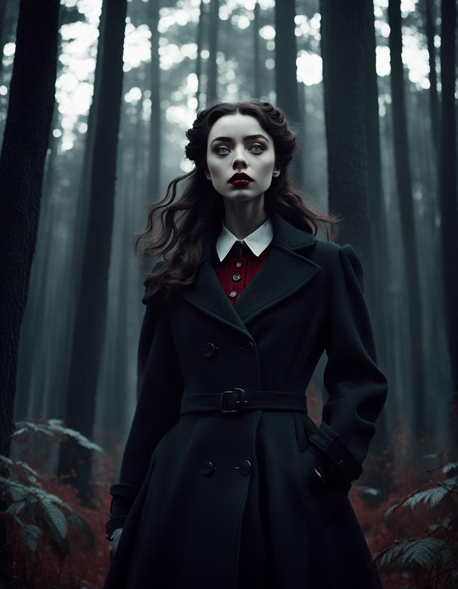 Mina Harker in Film Noir Style