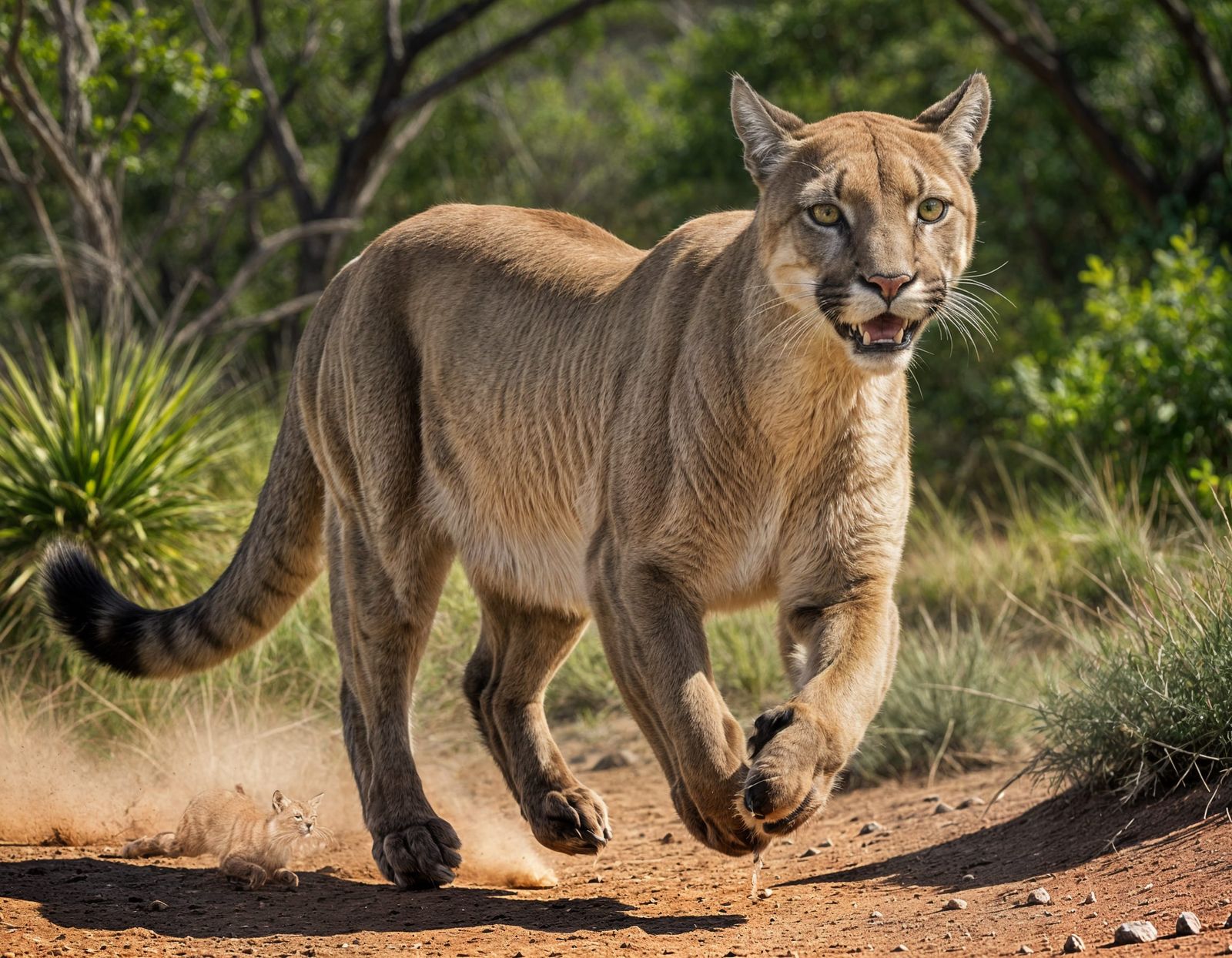 Majestic Puma in Territorial Run