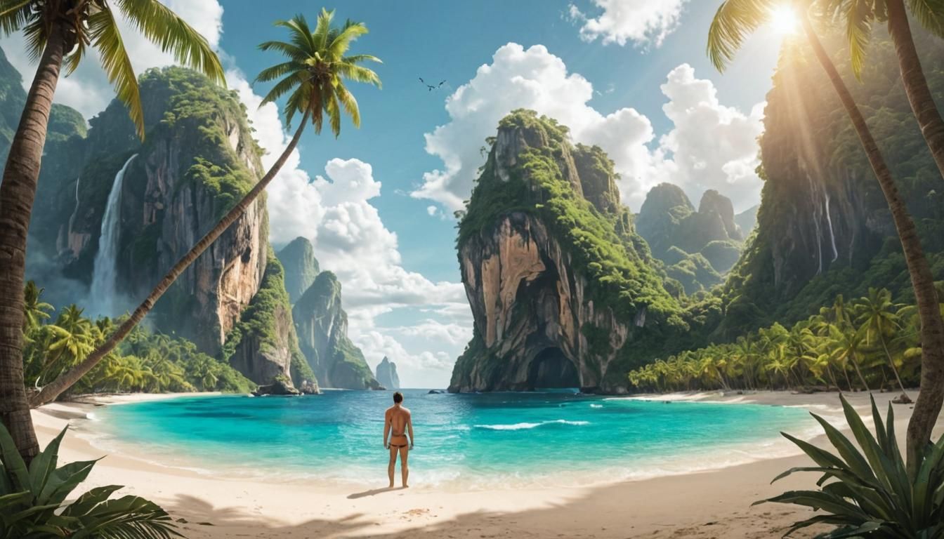 Untouched Paradise: A Tomas Sanchez Inspired Landscape