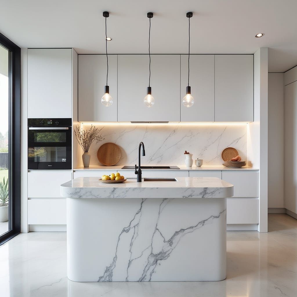 Modern Minimalist Nairobi Kitchen Interior