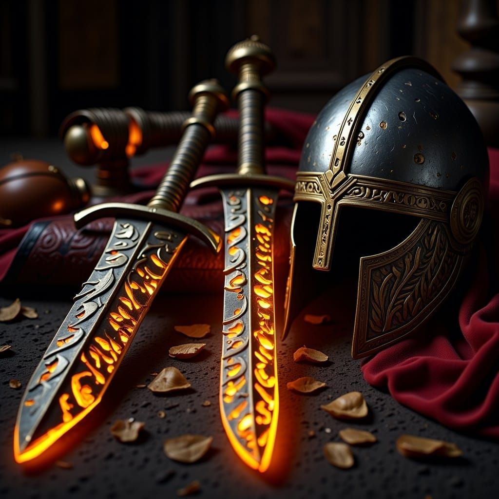 Joan of Arc's Glowing Sword in Ancient Rome