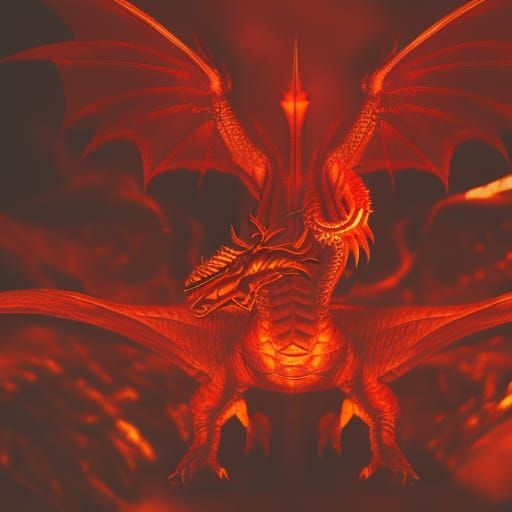 Red Dragon Engaged in Spaceship Battle