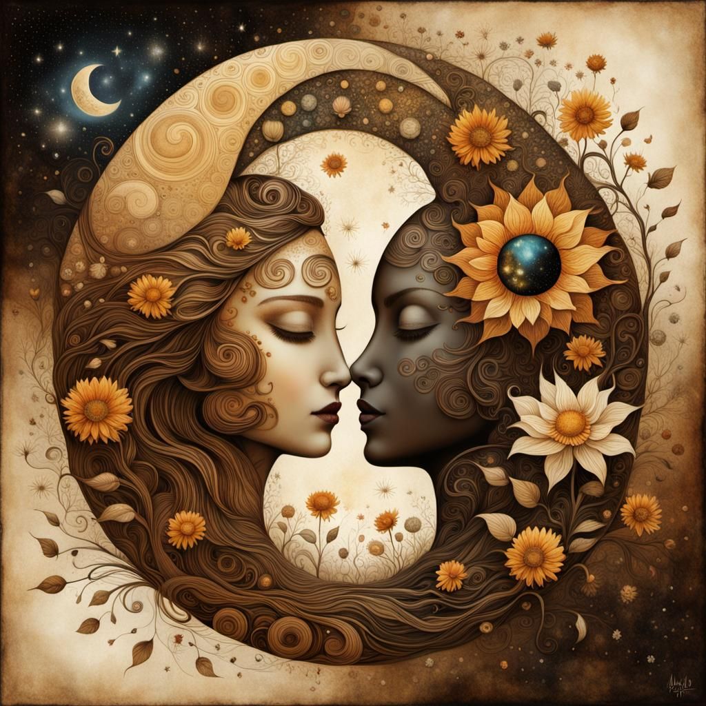 Female version Yin and Yang