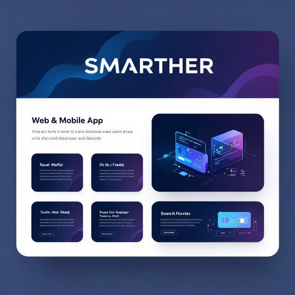 SMARTHER App Development Homepage Design