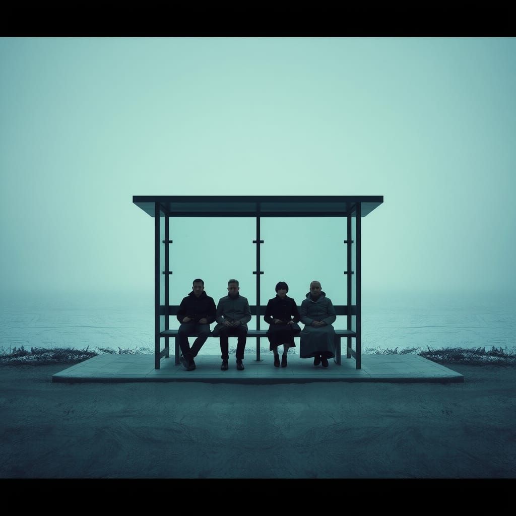 Futuristic Exiles in a Deserted Dreamscape