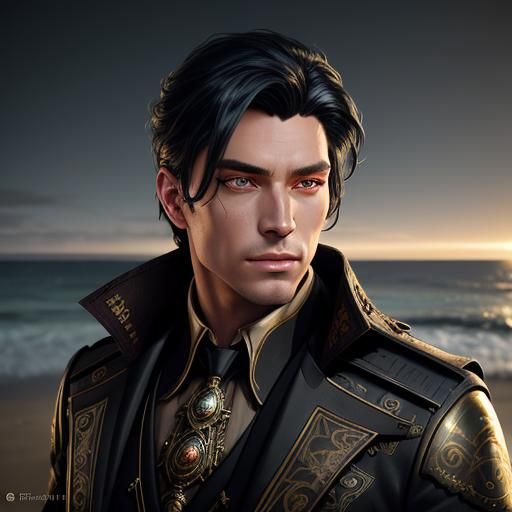 Art Deco Steampunk Dancer Portrait