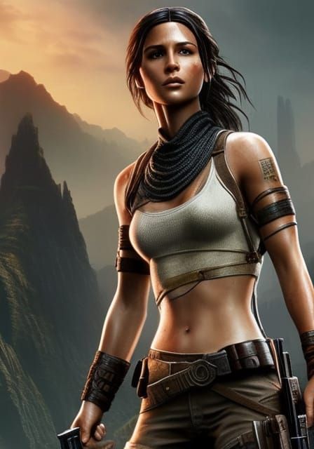 Millie Bobby Brown as Lara Croft 209