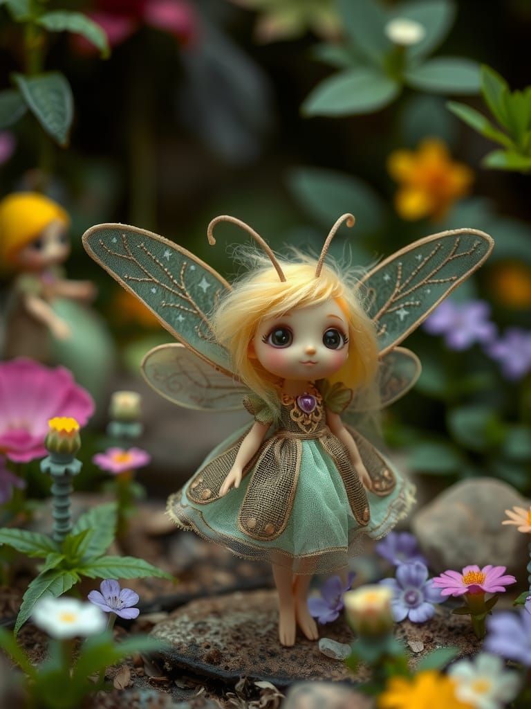 Steampunk Fairy-Bee at Tiny Garden Party