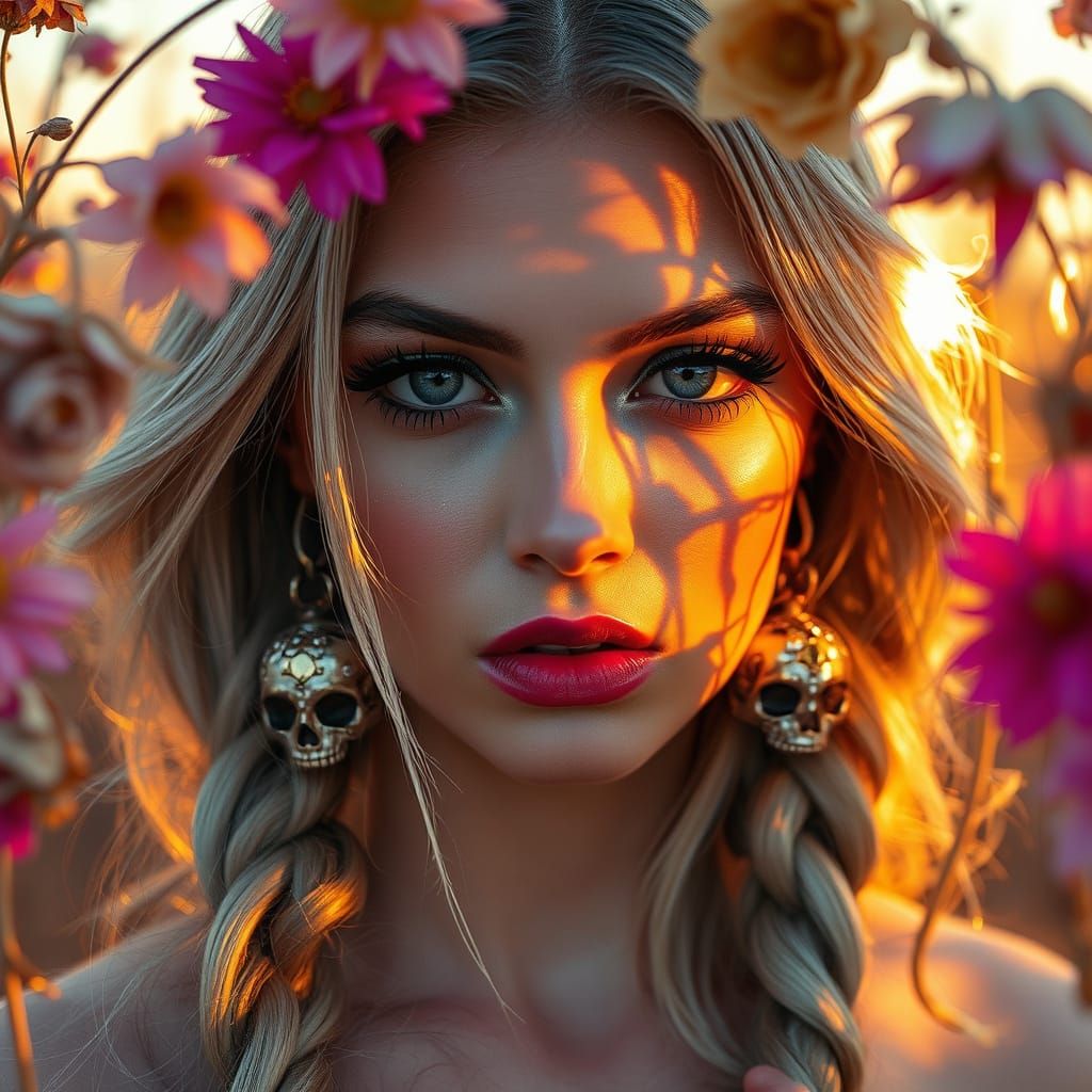 Golden Hour Dreamgirl in 90s Editorial Style