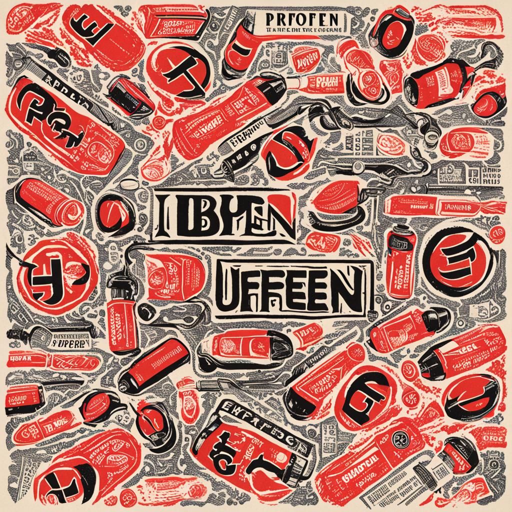 Ibuprofen Pill Render