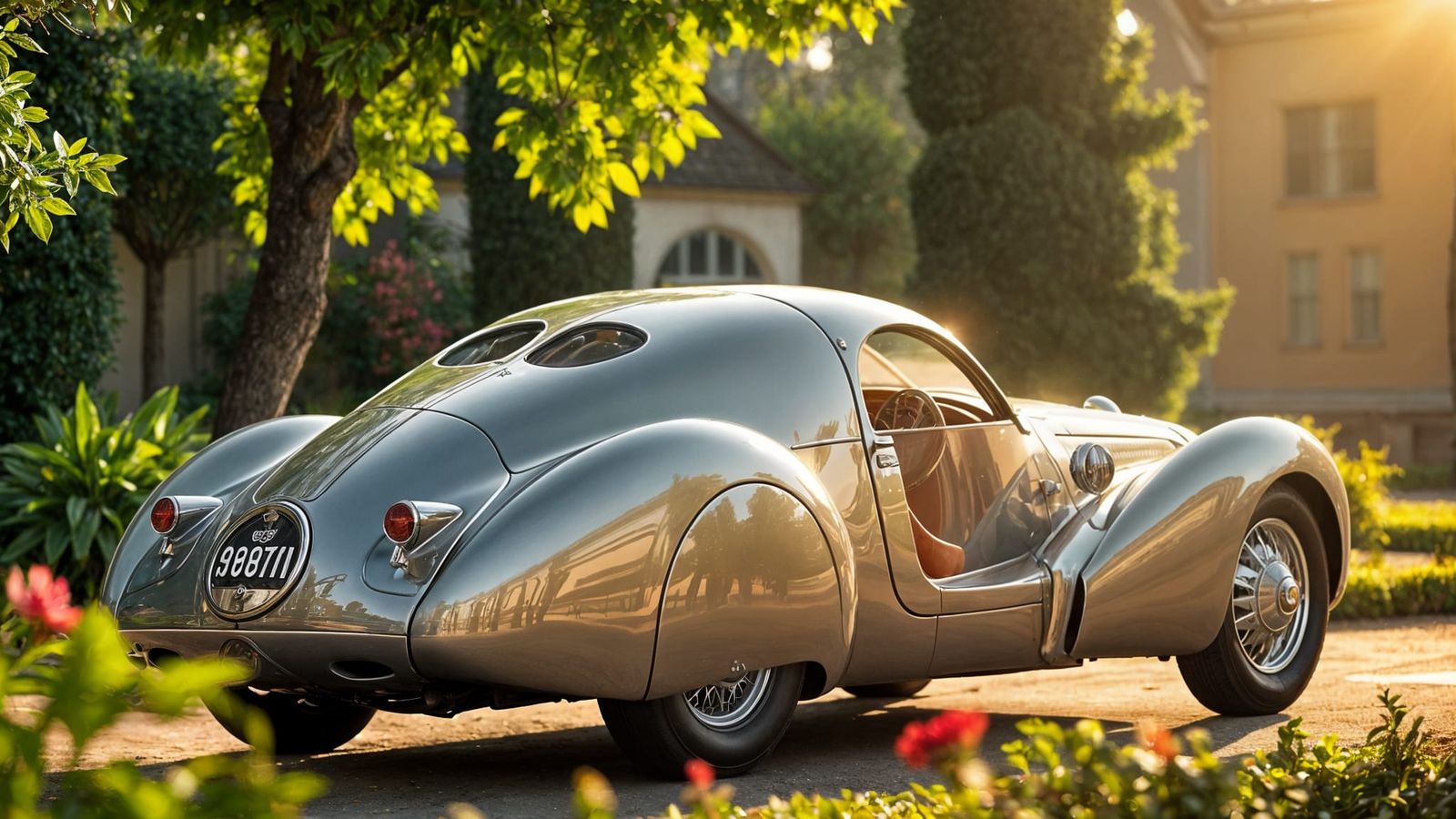 Luxury 1939 Bugatti T57 Coupé in Metallic Splendor