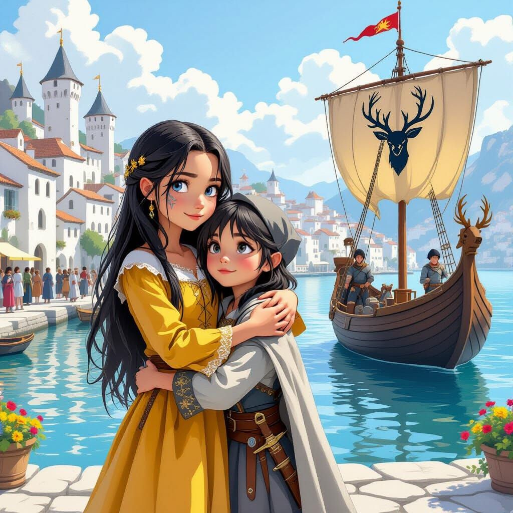 Medieval Queens' Farewell at White City Port