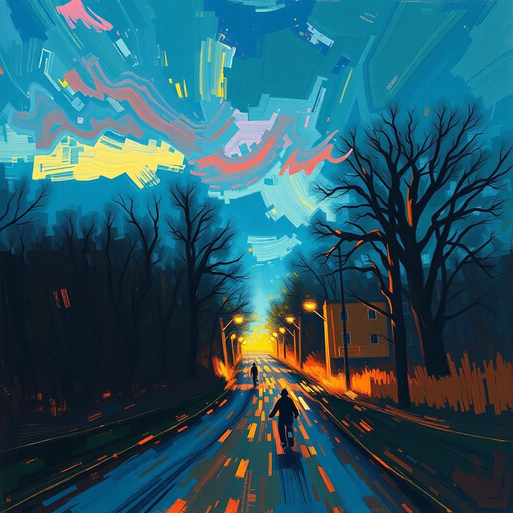 Vibrant Dreamscapes in Dynamic Lighting