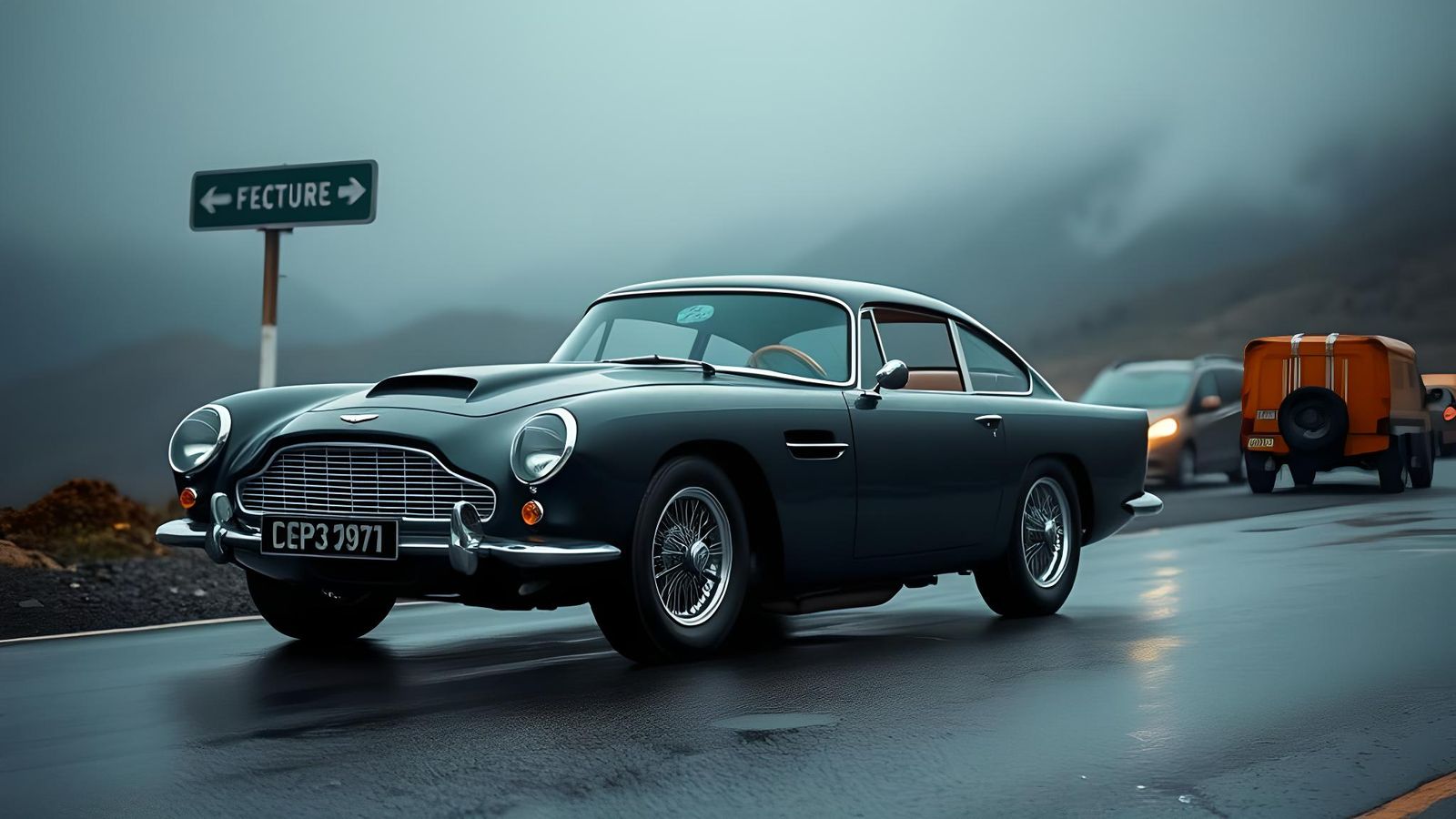 The Car A.I. Would Drive: Cinematic Film Still