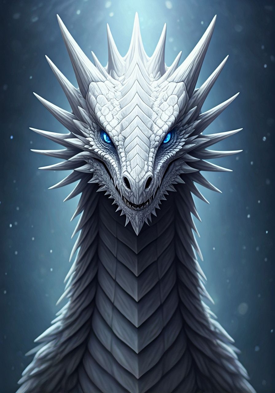 Majestic Dragon in Fantasy Illustration Style