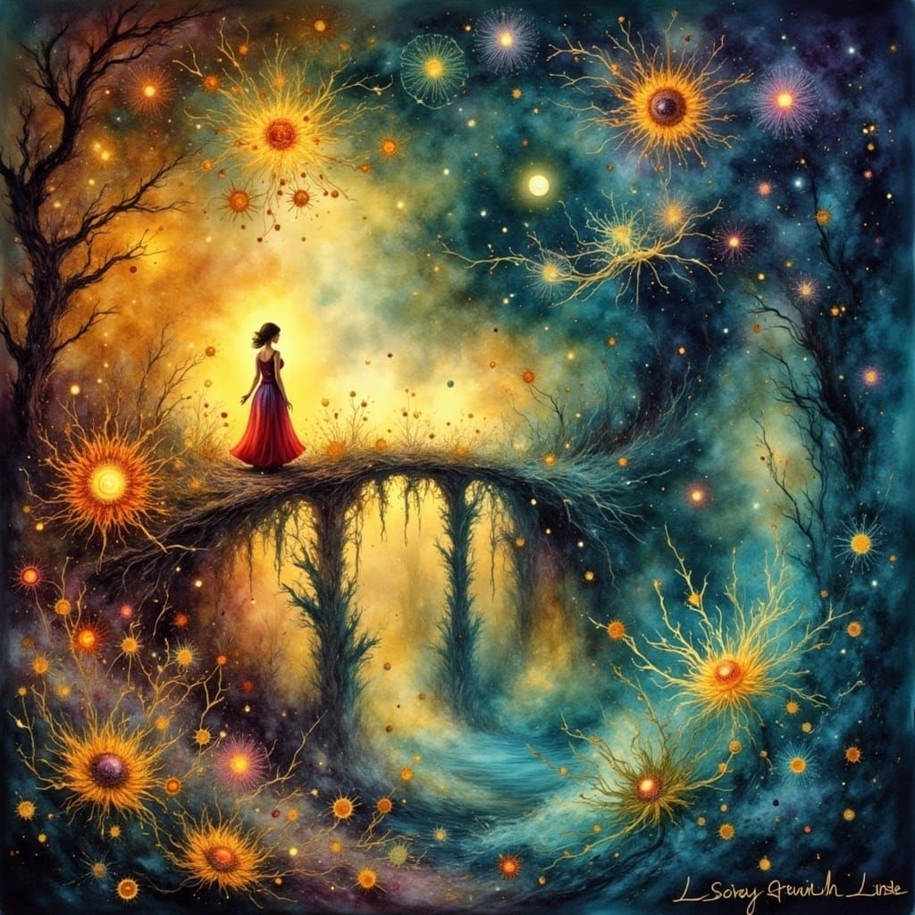 Abstract Dreamscape of Parallel Realities