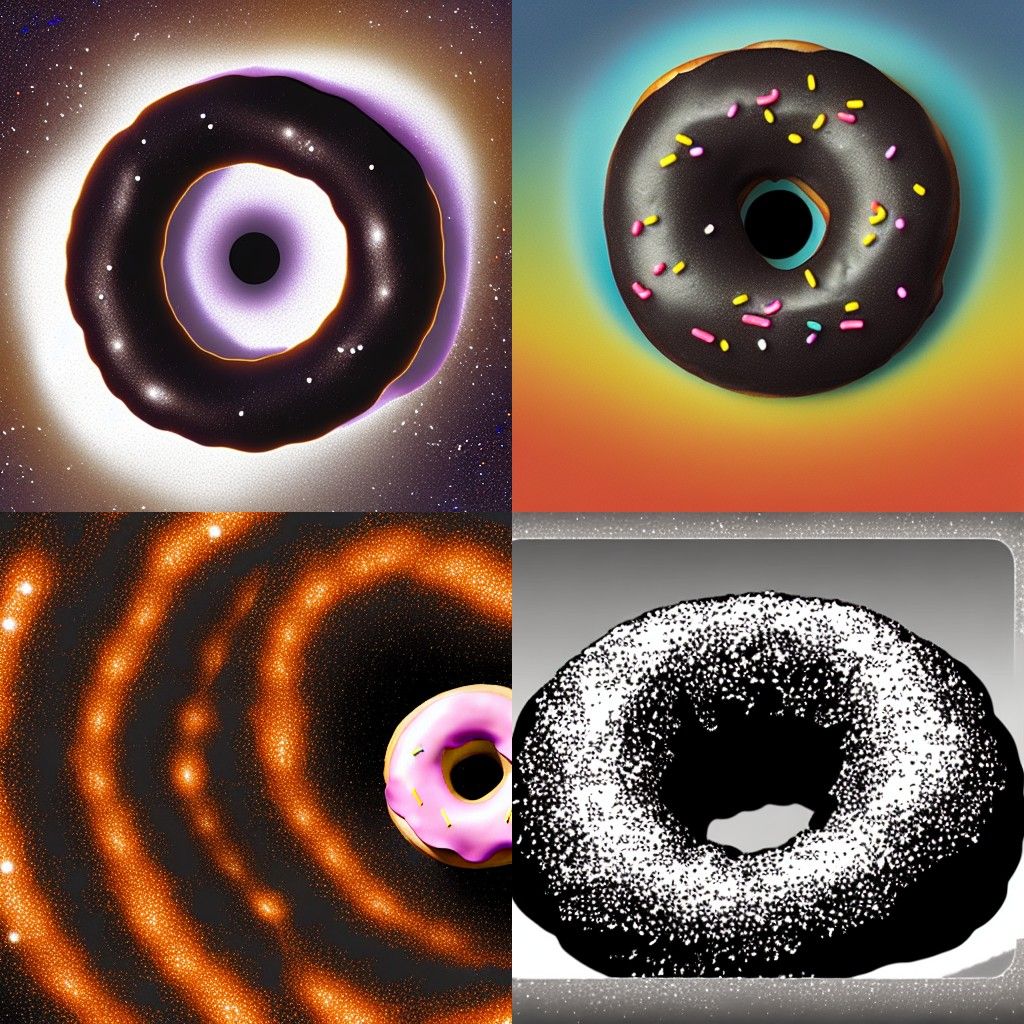 Donut-Shaped Black Hole Visualized