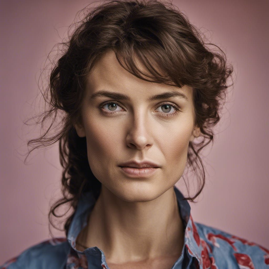 Professional Close-Up Portrait with Bokeh