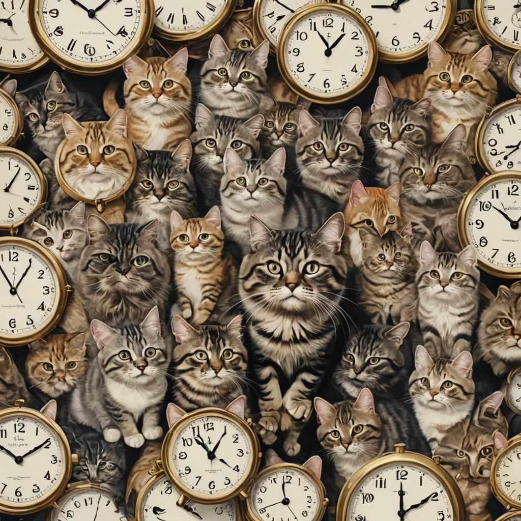 Abstract AI Image: The Nature of Time