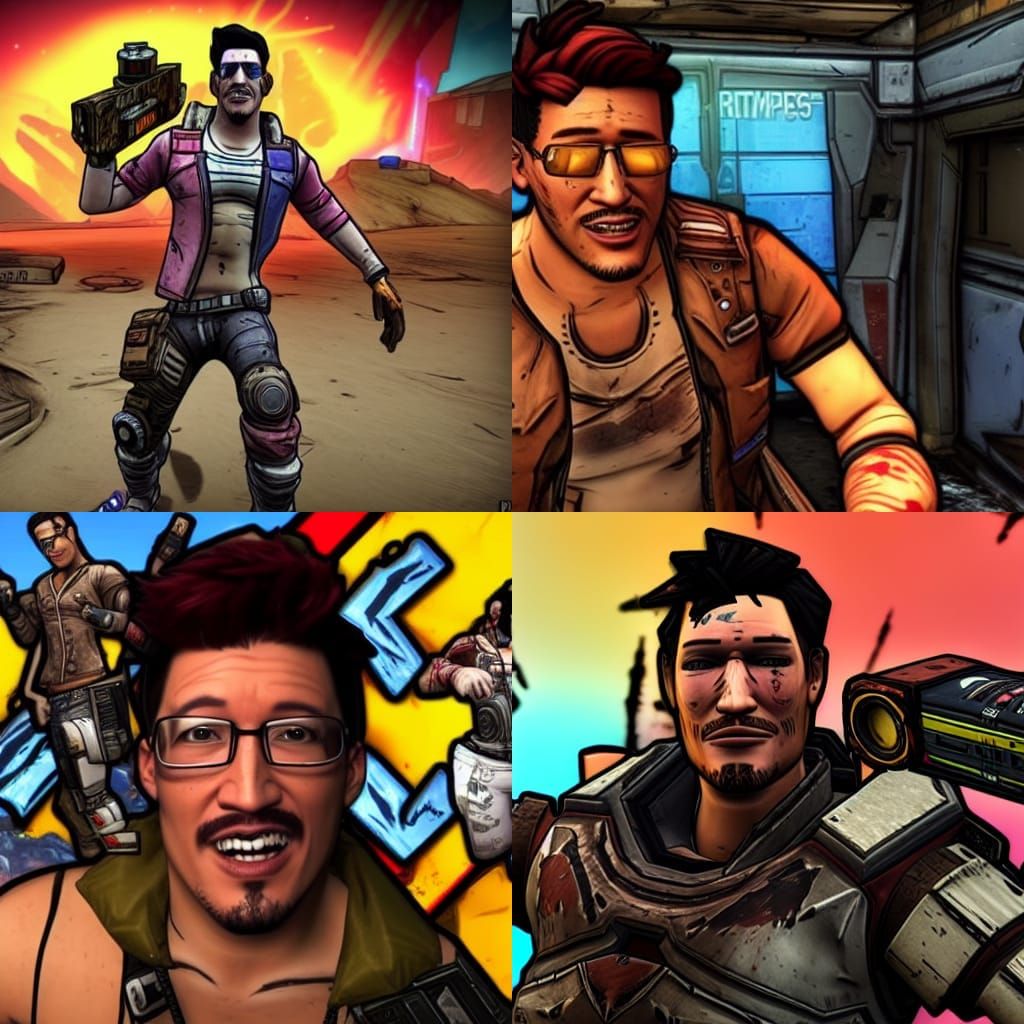 Markiplier as Borderlands Character
