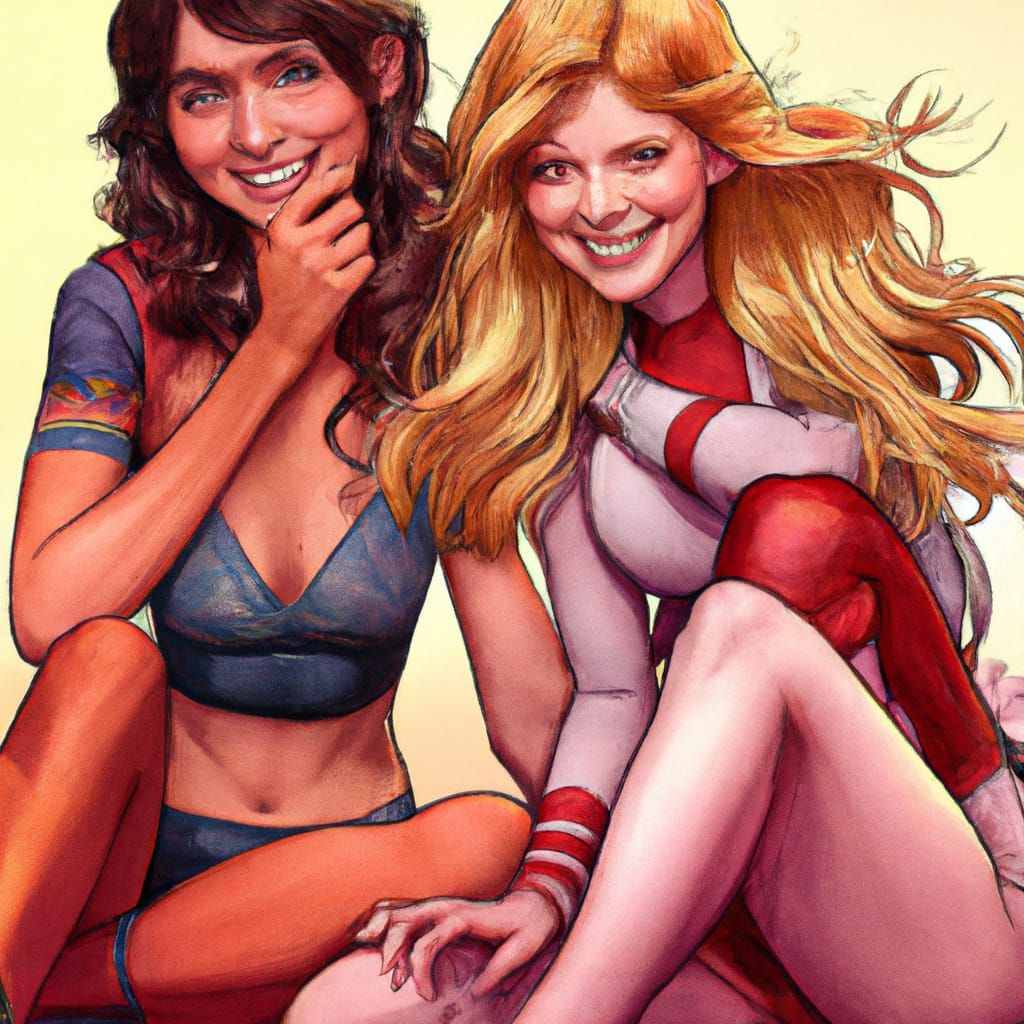 Mary Jane Watson and Gwen Stacy