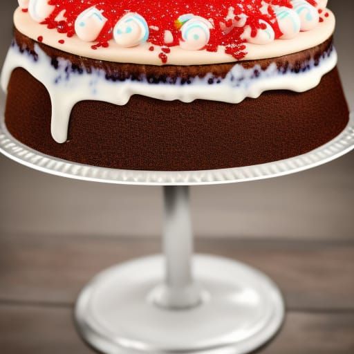 Delicious Ice Cream Cake: Professional Photography